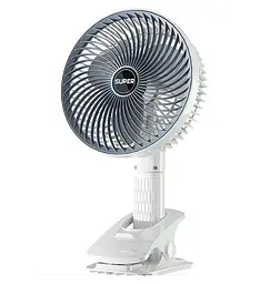 Міні вентилятор Desktop fan ручний з прищіпкою портативний акумуляторний переносний на акумуляторі USB - мініатюра 2