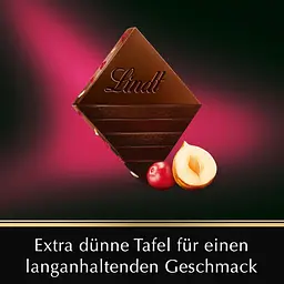 Шоколад чорний Lindt Excellence з мигдалем, фундуком та журавлиною 100 г - мініатюра 4