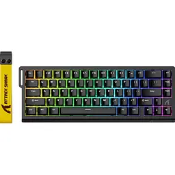 Клавіатура Attack Shark X68 HE RGB Magnetic Linear Switches Black (AS-6972792471044-B-UA) [166743]