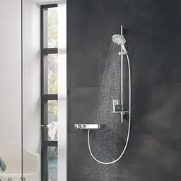 Ручний душ 3 режими струменя Grohe Rainshower Smartactive 150 26553000, Хром - мініатюра 6