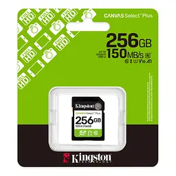 Карта пам'яті Kingston 256GB SDXC class 10 UHS-I V10 A1 Canvas Select Plus (SDS3/256GB) - мініатюра 3