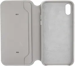 Чохол-книжка Apple Book Cover Case iPhone X Light grey - мініатюра 4