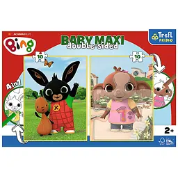 Пазли Trefl Кролик Друзі з дитинства Babymaxi 10+10 елементів - мініатюра 6