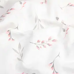 Дитяча постіль Cosas Pine Branchlets без простирадла 110х140 см (BudRoseGray_140_2) - мініатюра 5