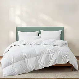 ковдра Cosas Сатинова Двоспальна 4 сезони 175х215 Snow білий (Quilt_175x215_DSeason_Viscose_StrSatin-White) - мініатюра 5