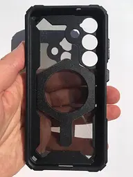Оригінальний протиударний чохол для Samsung Galaxy S25 UAG Plasma XTE MagSafe Black 214469114097 (S931) з підставкою - мініатюра 8