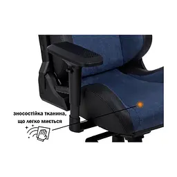 Крісло ігрове GT Racer X-8005 Dark Blue/Black - мініатюра 7