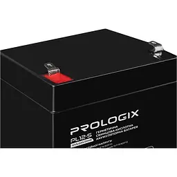 Акумулятор Prologix AGM 12V (12V/5Ah/60Wh) (PL12-5) [114641] - мініатюра 4