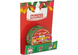 Стрічка декор. "Maxi" з принтом 15ммх2м №MX62051 - мініатюра 1