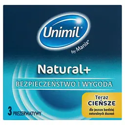Презервативи Unimil Natural+ 3 шт. - мініатюра 3