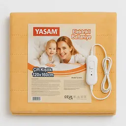Електричне простирадло Yasam 120×160 см із підігрівом Персиковий - мініатюра 4