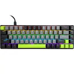 Клавиатура игровая механическая Media-Tech MT1260 RED CORE MX60, Anti-Ghosting, 68кл