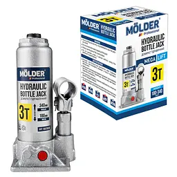 Домкрат гідравлічний пляшковий Molder 3 т 180-340 мм (MA29030) - мініатюра 2