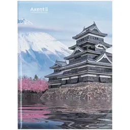 Книга записна Axent A4 City, Tokyo, 96 аркушів, клітинка (8425-7-A)