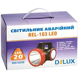 Ліхтар Delux REL-103 20 LED 10W (90018289) - мініатюра 4