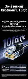 Мережевий кабель Ethernet UGREEN NW122 5 м патч-корд RJ45 штекер на RJ45 штекер Cat 6A до 10 Гбіт/с U/UTP діаметр кабелю 2,8 мм жили з чистої міді чорний (70654) - мініатюра 11