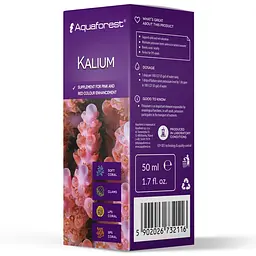 Калій для морського акваріума Aquaforest Kalium 50 мл - підсилення кольору SPS коралів