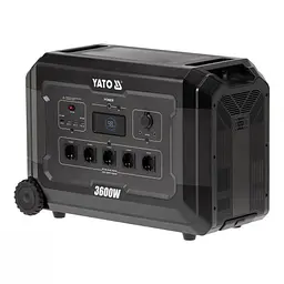 Зарядна станція Yato YT-83096, 3600 Вт, 3072 Вт·ч, 230 В, AC, DC, USB-A, USB-C