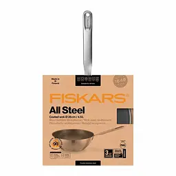 Сковорода WOK Fiskars All Steel 28 см 1064747 - мініатюра 10