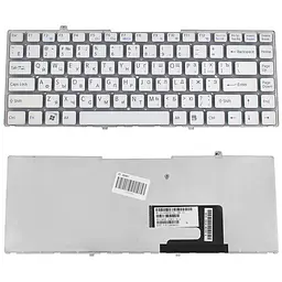 Клавіатура для ноутбука SONY (VGN-FW series) rus, white, без фрейму - мініатюра 2
