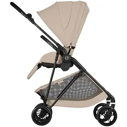Візок Cybex Melio Carbon Almond Beige з бампером (526000767) - мініатюра 4