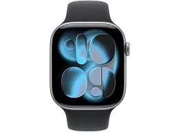 Смарт-годинник Apple Watch Series 11 GPS + Cellular 46mm Space Grey Alu. Case w. Black S. Band - M/L (MFCA4) - мініатюра 2