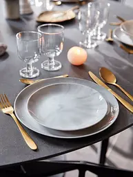 Тарілка десертна Luminarc Diwali Marble Granit 19 см (6582597) - мініатюра 2