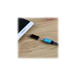 Перехідник Lapara Micro USB Male to USB 3.1 Type-C Female black (LA-MaleMicroUSB-TypeC-Female black) - мініатюра 4