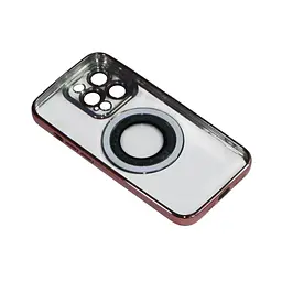 Магнітний чохол XON PhoneCase Magnetic для iPhone 13 Pro (PCMC1113300P 8239) Рожевий/Прозорий - мініатюра 4