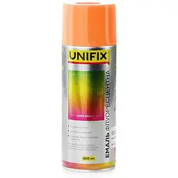 Фарба аерозольна UNIFIX 400мл помаранчевий акрилова флуоресцентна RAL 2005