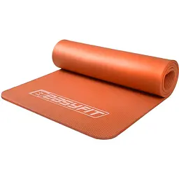 Килимок для фітнесу та йоги EasyFit NBR 10 мм Помаранчевий