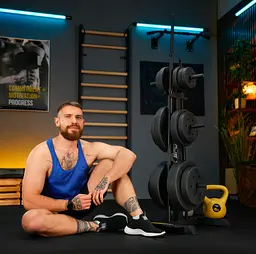 Стійка для дисків та грифів Trex Sport TX-065WR з полицями - мініатюра 13