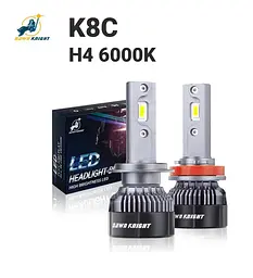 Автолампи DAWN KNIGHT K8C H4 6000K з обманкою (Canbus), комплект 2 шт