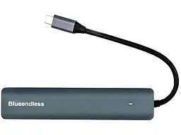 USB-хаб Blueendless Hub 6-in-1 Gray (CA913909) - мініатюра 2