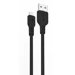 Кабель Proove Rebirth USB to Lightning 2.4A (1m) black