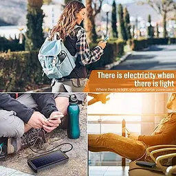 Портативна батарея Solar Power Bank 26800mAh HX160S6 Сонячний зарядний пристрій - мініатюра 5