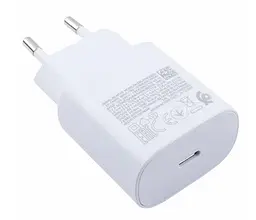 Зарядний пристрій EP-TA800NWE 1 вихід Type-C 25W блок адаптер білий