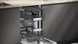 Siemens Посудомийна машина Siemens вбудована, 10компл., A+, 45см, дисплей, 3й кошик, Zeolith, білий - мініатюра 3