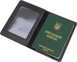 Шкіряна обкладинка для документів GRANDE PELLE 14х10х1 см acs0026402 - мініатюра 7