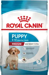 Сухий корм для цуценят середніх порід Royal Canin Medium Puppy до 12 місяців 1 кг