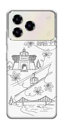 TPU чехол Demsky Kyiv spirit для ZTE Blade A76