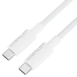 Дата кабель Acefast C18-03 Type-C to Type-C 60W (1.2m) White - мініатюра 2