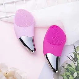 Електрична силіконова щітка Sonic Facial Brush Вібро - щіточка масажер для очищення шкіри обличчя та тіла в асортименті