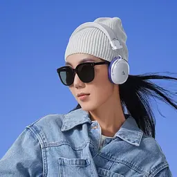 Бездротові накладні навушники Acefast H7 active noise reduction wireless headset Pearl white (6974316283560) - мініатюра 3