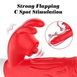 Вібратор B-Series Silicone Vibrator, силіконовий, 10 thrusting and7 Flapping Boss Series 63-00080 103506 - мініатюра 4