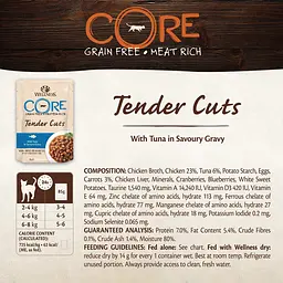 Набір консервів для котів Wellness CORE Tender Cuts Tuna Selection Multipack з тунцем - мініатюра 5