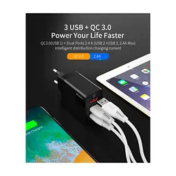 Зарядное устройство для Essager ECTQC3-FBB01 - миниатюра 5
