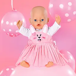 Одяг Baby Born Сукня з зайчиком для ляльки 43 см (832868) - мініатюра 5
