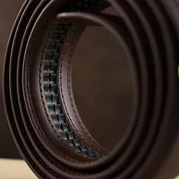 Ремінь чоловічий з прямокутною пряжкою 20311 Vintage коричневий 105-120 см - мініатюра 5
