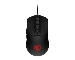 Миша MSI FORGE GM100, Black, оптична, 1000 - 6400 dpi, 7 кнопок, RGB підсвічування, USB, 1.5 м, 108 г
